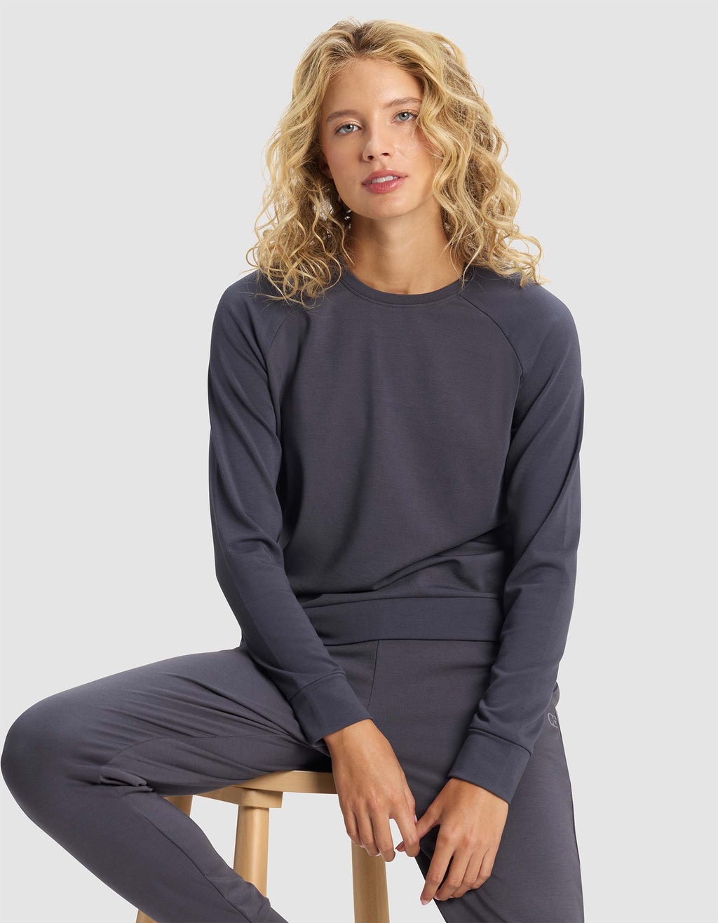 Women's Brushed Bamboo Pullover Crew
