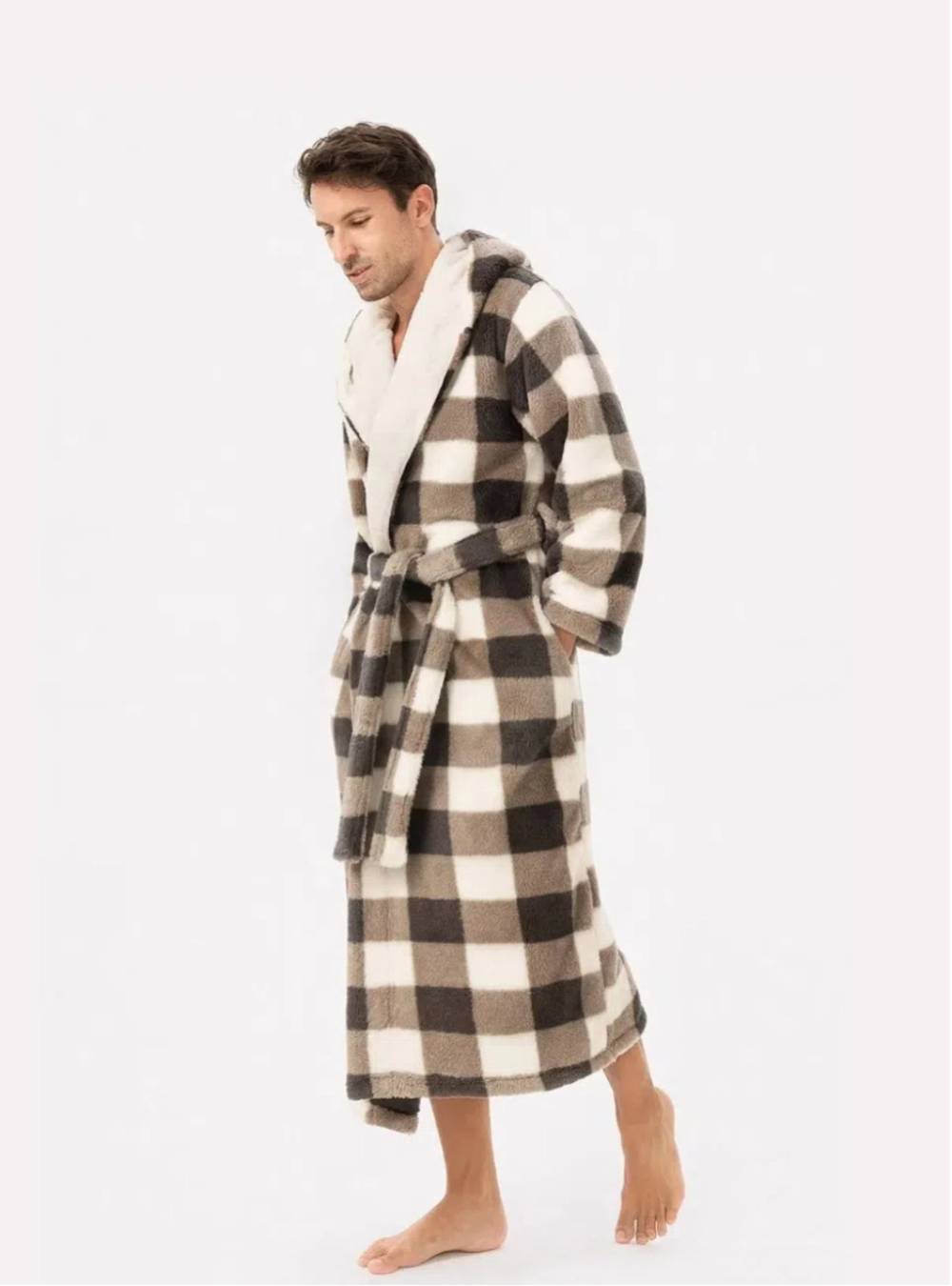 Hooded Fluffy Cozy Plush Robe