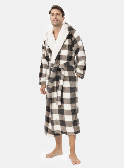 Hooded Fluffy Cozy Plush Robe