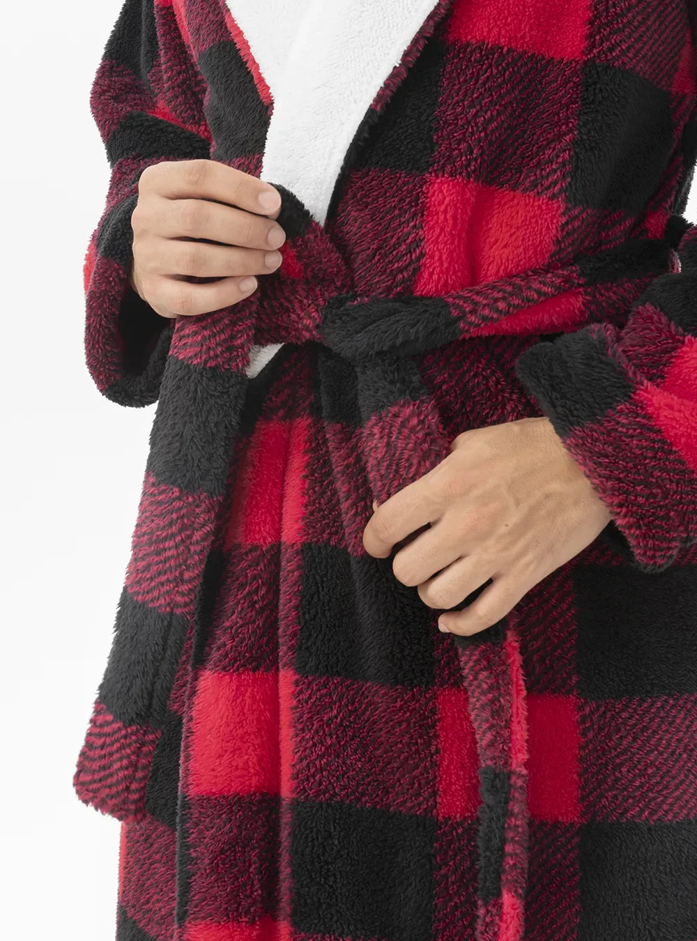 Hooded Fluffy Cozy Plush Robe