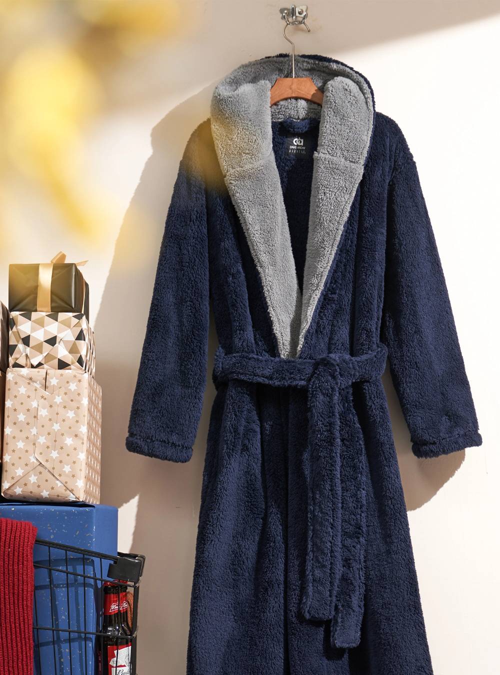 Hooded Fluffy Cozy Plush Robe