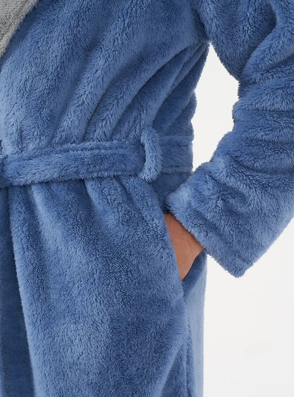 Hooded Fluffy Cozy Plush Robe