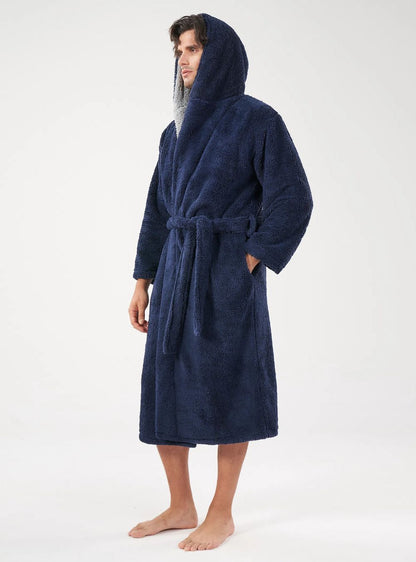 Hooded Fluffy Cozy Plush Robe