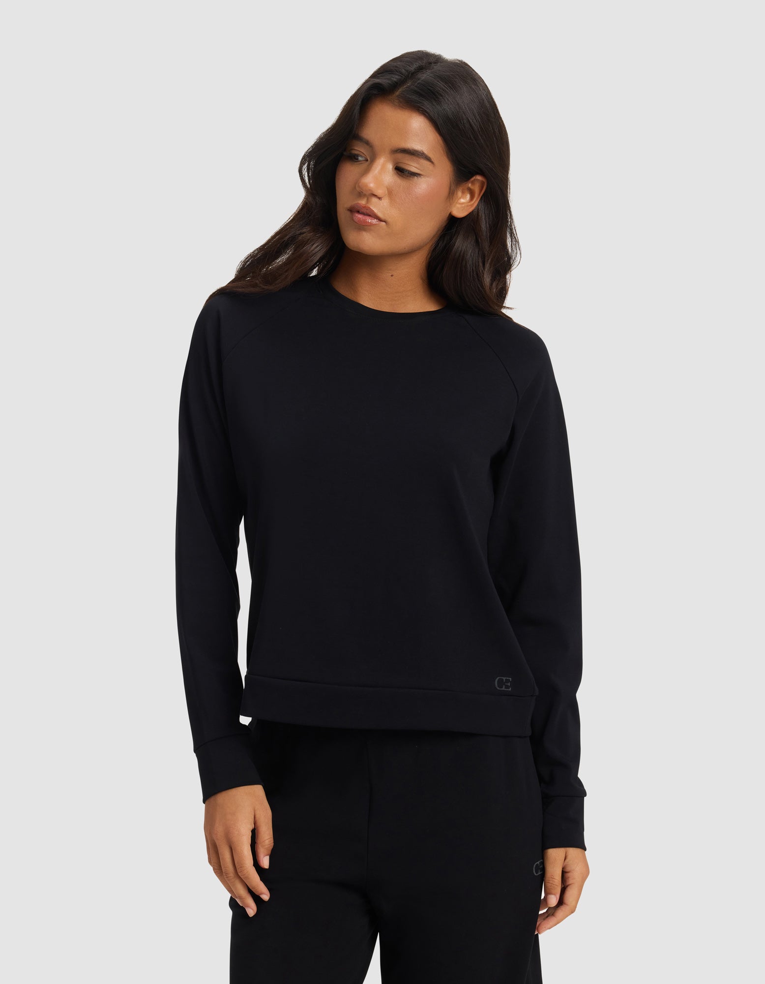Women's Brushed Bamboo Pullover Crew
