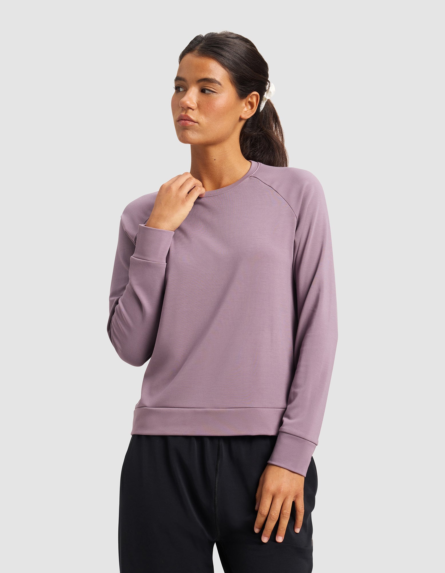 Women's Brushed Bamboo Pullover Crew