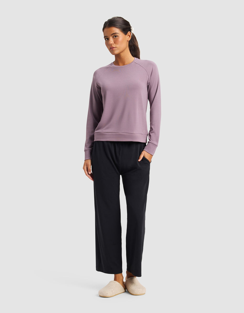 Women's Brushed Bamboo Pullover Crew