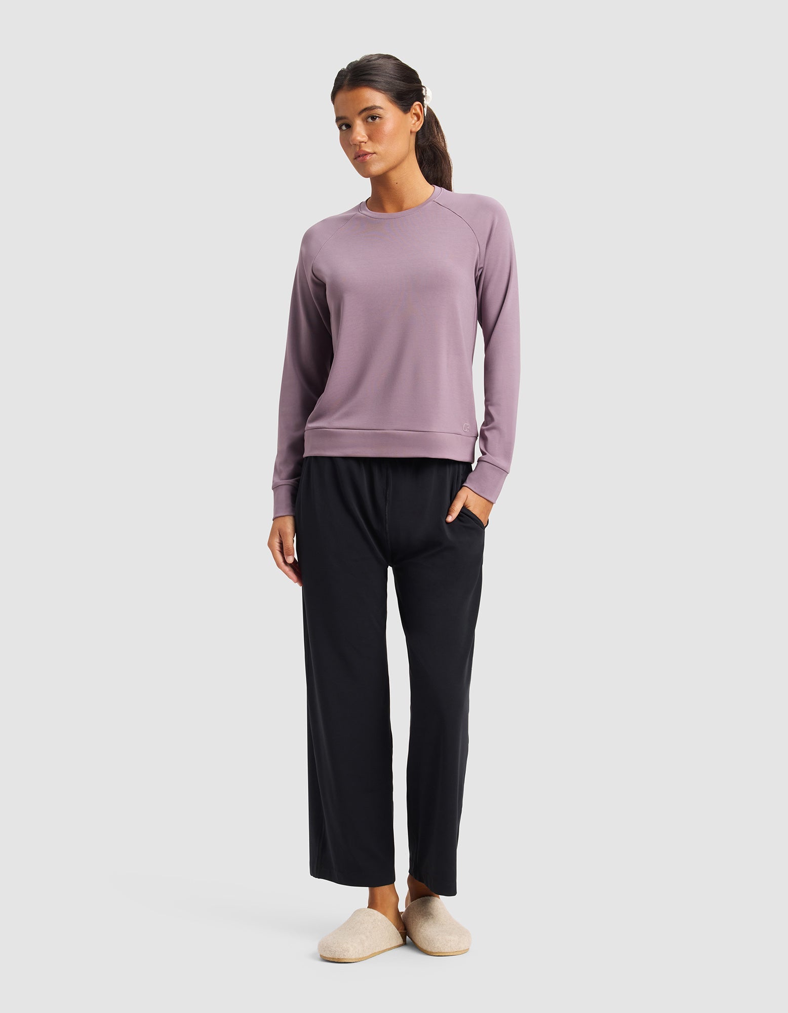 Women's Brushed Bamboo Pullover Crew