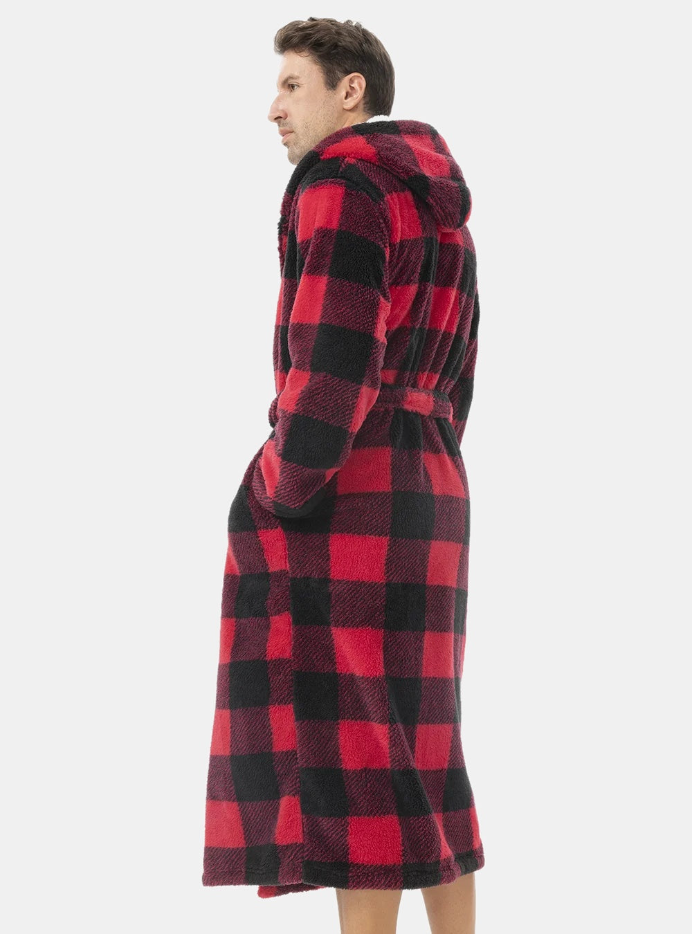Hooded Fluffy Cozy Plush Robe